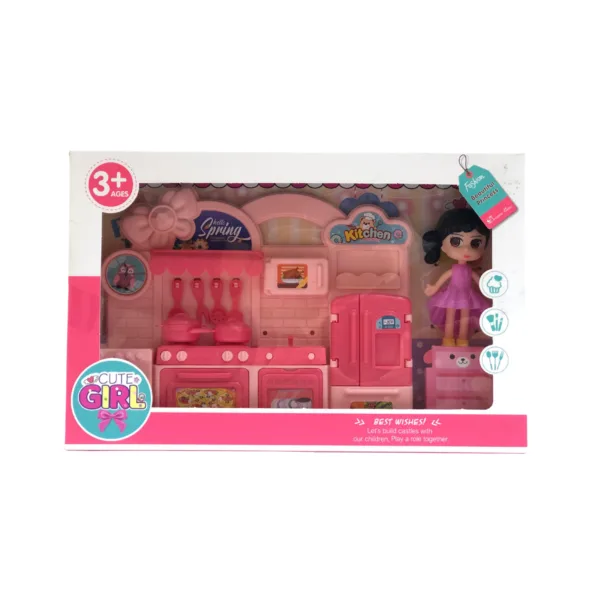 90901 Set de cocina muñeca